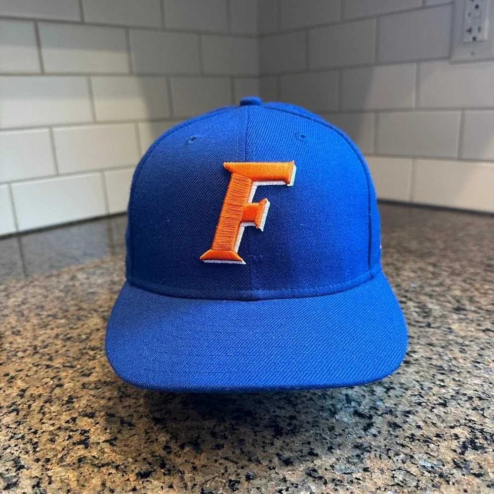 Florida Gators New Era 59FIFTY Fitted Hat Men's 7 1/2 Blue Orange Wool